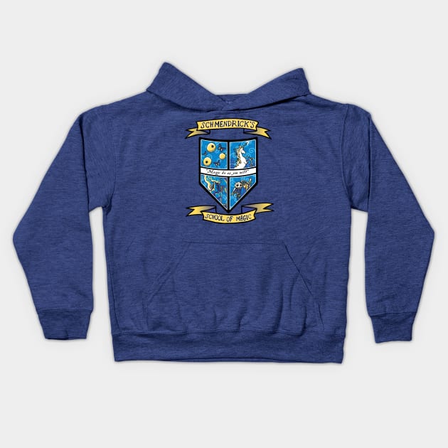 Schmendrick's School of Magic Kids Hoodie by AriesNamarie